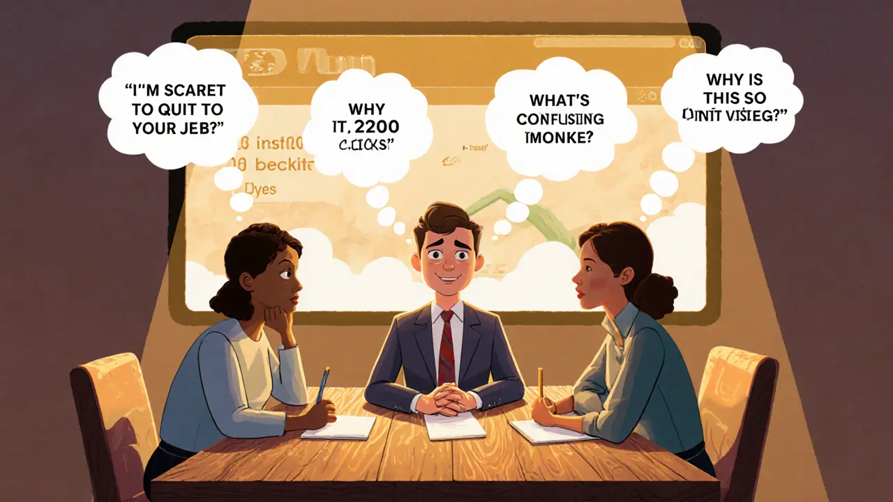 Бизнесмен слушает реальных клиентов, игнорируя ложные метрики.