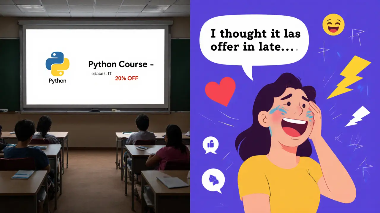 Сравнение скучного поста и трогательной истории успеха ученицы.