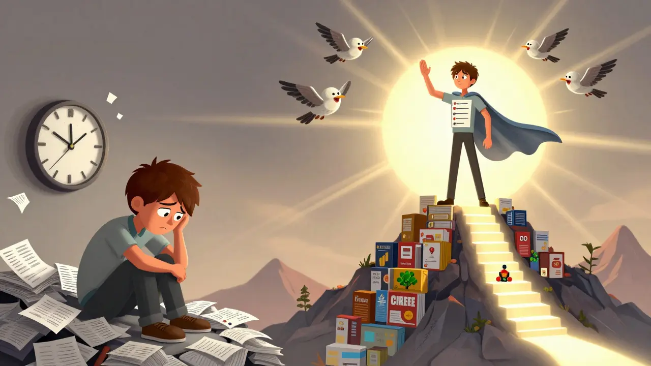 Преображение клиента: от стресса к успеху через ступени ценности.