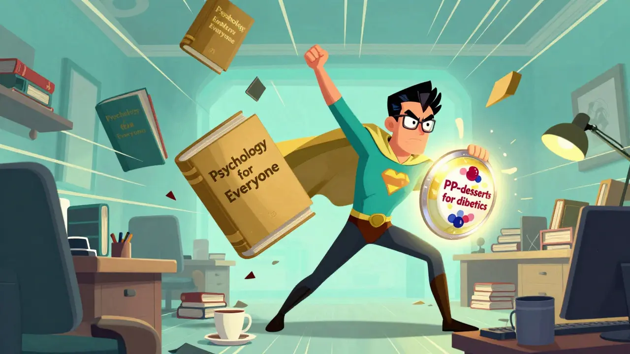 Дизайнер превращается в героя, держащего узкий курс по десертам для диабетиков.