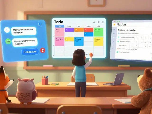 Инструменты совместной работы команды школы: Notion, Slack, Trello