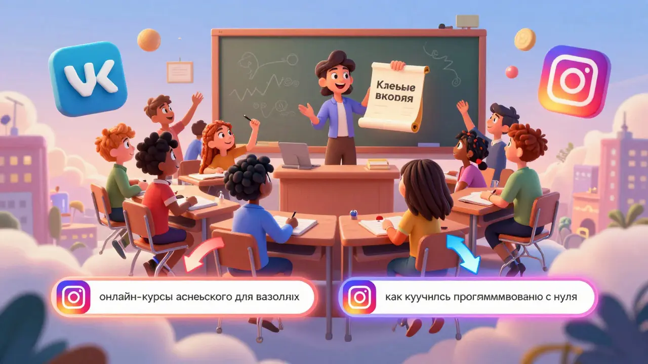 Социальное SEO для онлайн-школ: как попадать в поиск ВК и Instagram