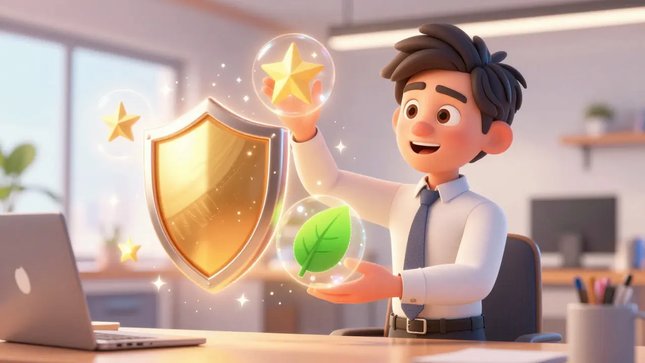 Добавление ценности продукту в виде магических иконок гарантии и сервиса